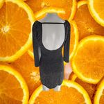 Trixxi Black 3/4 Sleeve Glitter Dress Size‎ S Photo 2