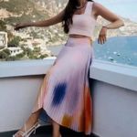 ALC Frank A.L.C Sonali Pleated Asymmetrical Midi Skirt Size medium Photo 2