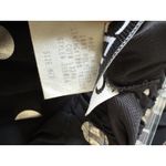 Vtg 90s CLIO Black Gold Pleated Polka Dot Maxi Long Skirt Women’s Size M Medium Photo 5