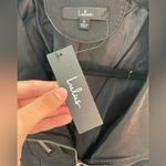 Lulus  Up on a Tuesday Black Vegan Leather Jacket NEW size small Photo 5
