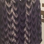 Harley Davidson Women's Sheer /velvet angel wings Purple Blouse size XL Black Photo 2