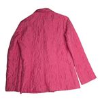 Sigrid Olsen Vtg Y2K  Bubblegum Pink 100% Silk Quilted Snap Front Barn Jacket S Photo 1