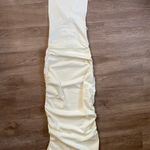 We Wore What High Neck Midi in Ecru Photo 3