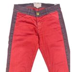 Current/Elliott Current Elliott - Side Panel Skinny Jeans in Red Photo 1