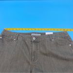 Chico's  Platinum Ultimate Fit Denim Jeans Barely Flare Olive Green Size 20 Photo 8