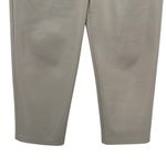Aritzia Wilfred The Melina Pants Vegan Leather Cropped Beige Size 10 Photo 2