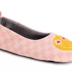 Muk Luks Ballerina Slippers NEW Peach Smile Size 7 Photo 0