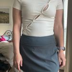 Lulus  Ribbed Bodysuit White Photo 0