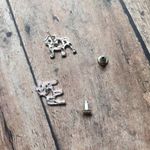 Silver Bully Bulldog Stud Earrings UGA Georgia Samford Photo 3