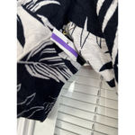 Amuse Society Wrap Top Black White Women’s Size S Palm Leaf Revolve NEW Photo 6