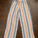 Laundry by Shelli Segal 🌹 Linen Wide Leg Striped Pants Size S Photo 1
