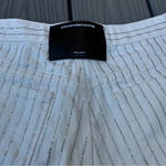 Alexander Wang  Bite Short With Crystal Stripe in Vintage White Medium Rhinestone Photo 3