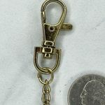 Gold Tone American Flag USA United States Clip Keychain Keyring Photo 6