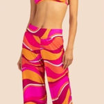 Trina Turk Vivid Vista Swim Cover-Up Pants, NWT Photo 0