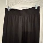 Joie  Black Wide Leg Palazzo Pants Medium elastic Waist Photo 7