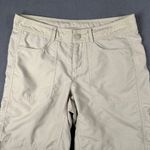 The North Face  Womens 4 Khaki Lightweight Outdoor Hiking Roll Up Shorts Pockets‎ Photo 3