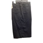 Ymi  Size 13 Classic Long Black Denim With Front Slit. New With Tags. Photo 3