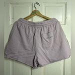 STAUD  Lavender Sweat Shorts Large Photo 1