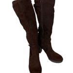 G by Guess #300  brown vegan suede heeled boots Photo 2