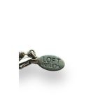 LOFT Womens Long Dainty Beaded Rhinestone Lariat Rope Necklace Feminine Chic Silver Photo 5