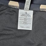 J.Crew Gemma ruched bandeau one-piece in dot print BX701 14 NWT Black Beige Photo 5