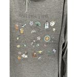 Disney NEW PRINCESS Icons Long SLEEVE SHIRT WOMEN'S SZ 2X Gray Funnel Neck G4 Photo 7