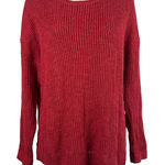 LRL Lauren Jeans Co. Ralph Lauren Red Cotton Knit Pullover Sweater Womens XL‎ Photo 0