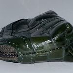 Brighton Green patent croc pouch coin pirse coinpurse w/ heart & zipper Photo 3