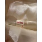 Vintage Beautiful White Satin Purse with Elegant Pearl Design made in Japan Photo 5