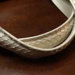 Jimmy Choo  large satchel cream color with gold hardware Photo 5