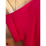 Charlie Paige  Women’s Cap Sleeve Blouse Red Semi Sheer NWT Size Medium (5449) Photo 2