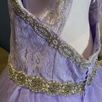 Women’s Purple Full Length V Photo 7