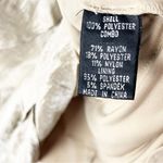 Adrianna Papell Champagne Gold Tiered Ruffle V-Neck Cap Sleeves Dress Size 14W Photo 3