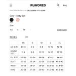 Rumored Loverboy Mini Dress MEDIUM Forget Me Not Blue Sweetheart Coquette Floral Photo 8