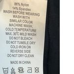 Zyia  Active Medium All Star Black Sports Bra Mesh Detailing Back Zip Closure Photo 7