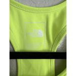 The North Face  Sports Bra Womens Size Medium Elevation Bra Neon Green Spell Out Photo 2