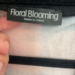 Floral Blooming red/black checkered open cardigan size large Red Photo 2