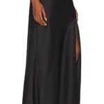 Bec & Bridge Camille Satin Maxi Skirt Black Womens Size 4 Photo 2