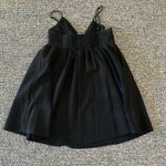 TCEC  mini black bow dress Sz L Photo 1