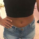 SheIn Black Strappy Crop Top Photo 0