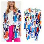 Joseph Ribkoff  Multi-Color Abstract Open Front Blazer Sz 20 Photo 1