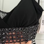 I.N. San Francisco  Black and White Zebra Print Tank Top NWT Photo 4