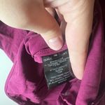 Isabel Marant  Burgundy Surya Puff Sleeve Blouse Top Luxury Size UK 36/ US 6 Photo 8