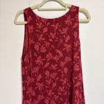 Garnet Hill  Button-Front Knit Tank Dress Floral Photo 11