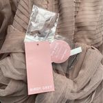 Birdy Grey NWT  Tulle Christina Dress Sandy Taupe Full Length Gown Size Small NEW Photo 9