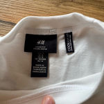 H&M H/m white casual short sleeve  Photo 1