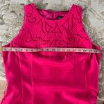 VINTAGE 80’s 90’s pink unique maxi sheath dress quilted embroidered formal Size M Photo 6