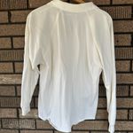 Woolrich  Vintage 90s Cream Collared 100% Cotton Long Sleeve Womens Size Medium Photo 5
