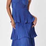 Lulus Cascading Crush Tiered MIDI Dress Photo 0