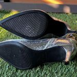 Guess New Wurlie Western Stiletto Heeled Metallic Snakeskin Bootie, Size 5.5 Photo 8